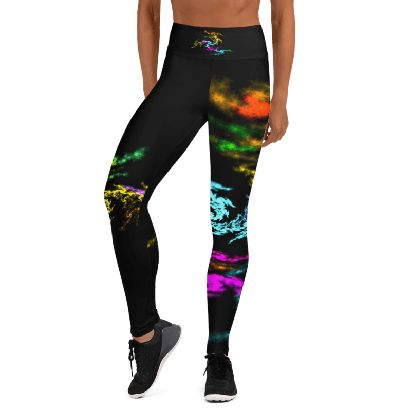 Yoga Leggings Dragon Colorful