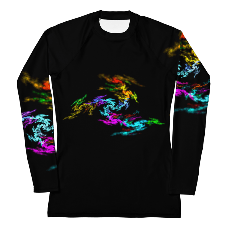 Women's Rash Guard Dragon Colorful