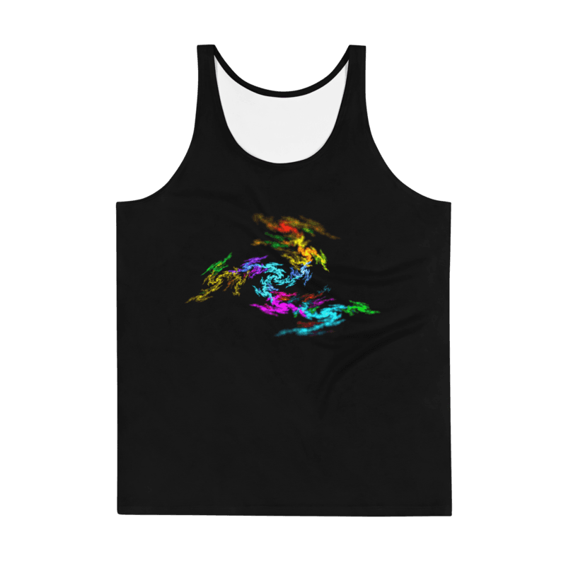 Unisex Tank Top Dragon Colorful