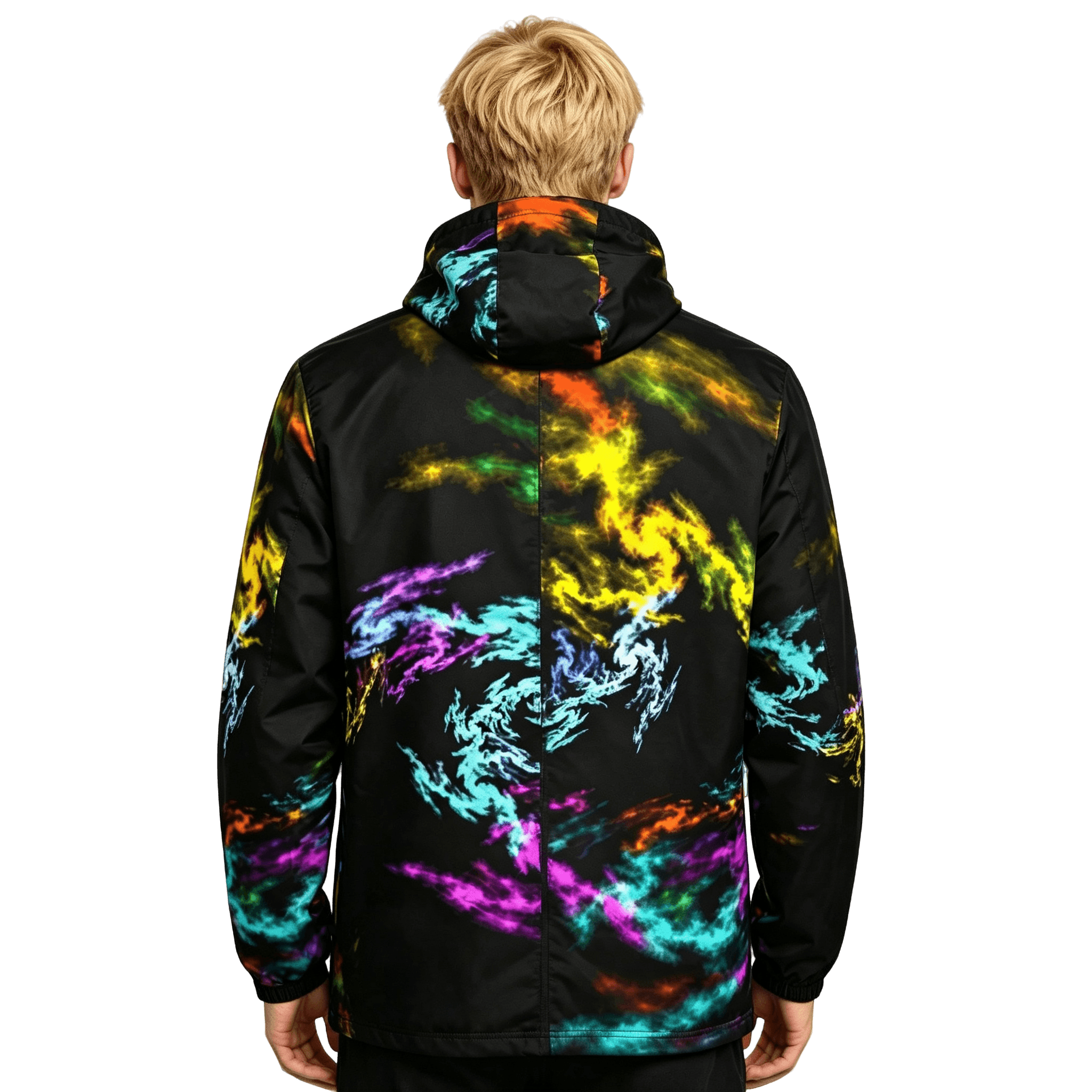 Men’s Windbreaker Dragon Colorful