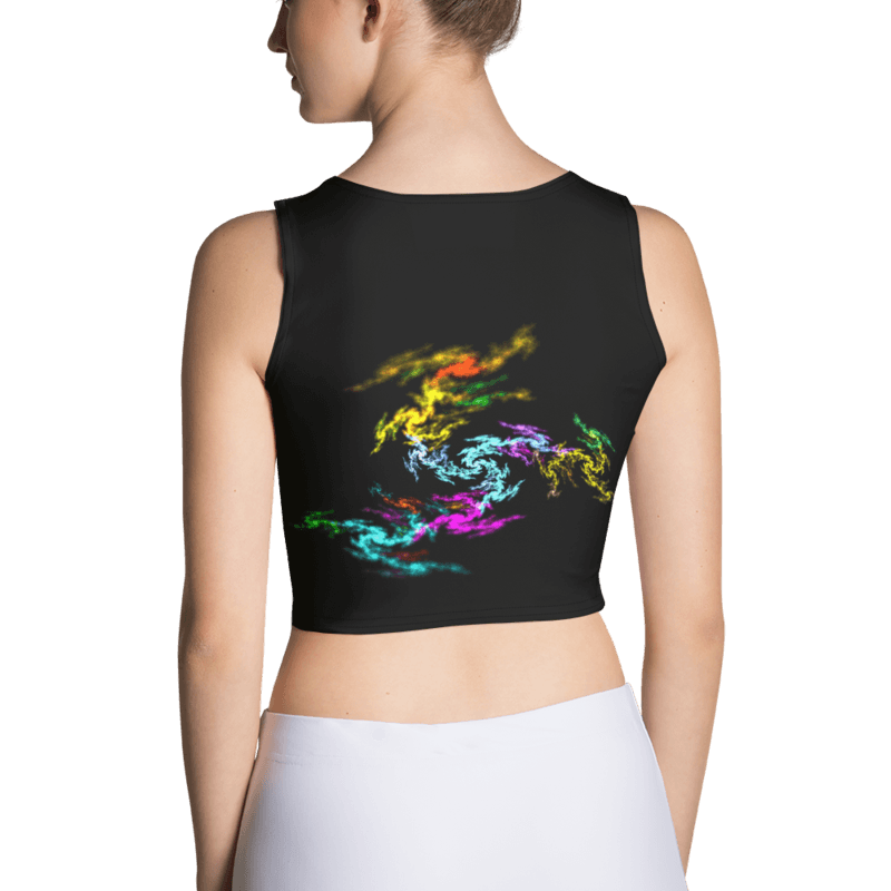 Women's Crop Top Drgaon Colorful
